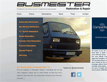 Tablet Screenshot of busmeister.com
